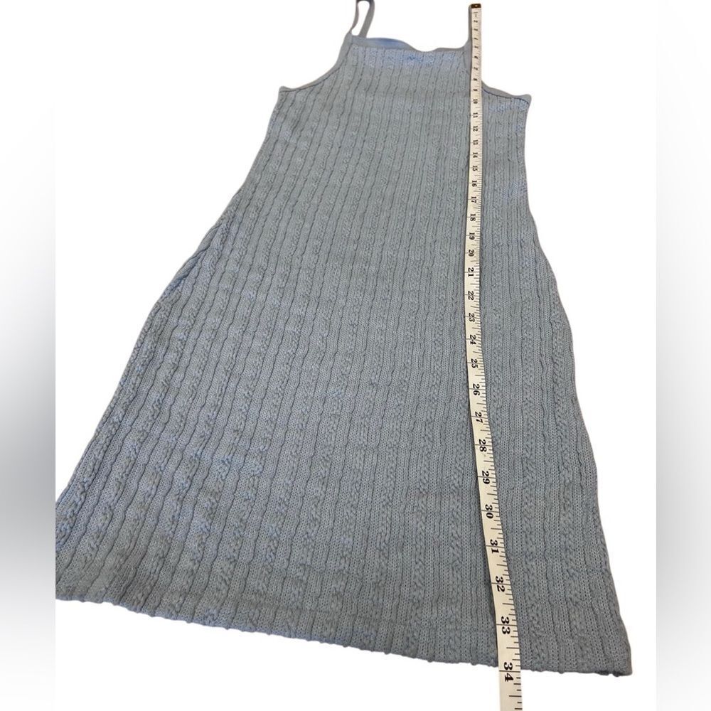 Zara blue knitted halter bodycon dress knit Size Small - Picture 10 of 14
